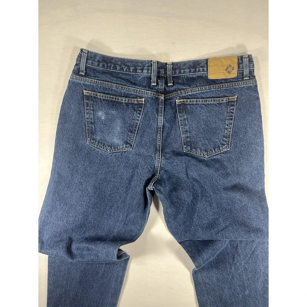 Miller Men's Jeans 38x34 Blue Denim Classic Fit Straight Leg